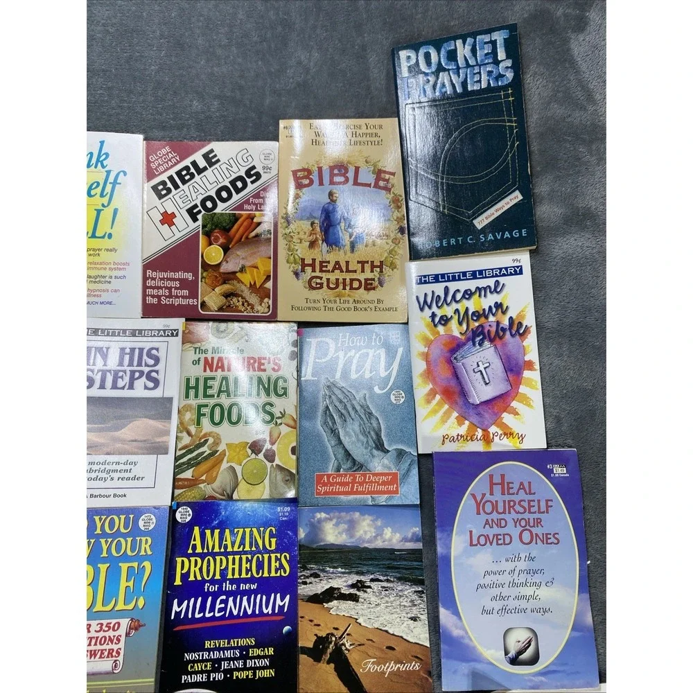 Vtg Christian Mini Book Booklet Lot Of 69 Inspirational Religious Healing Prayer